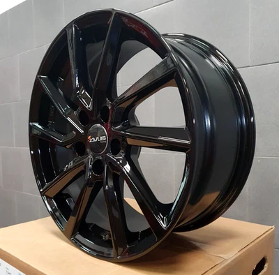 4 Llantas de Aleación Negros 18 Dedicado Mercedes Clase C W204 W205 E W211 - Imagen 1 de 4