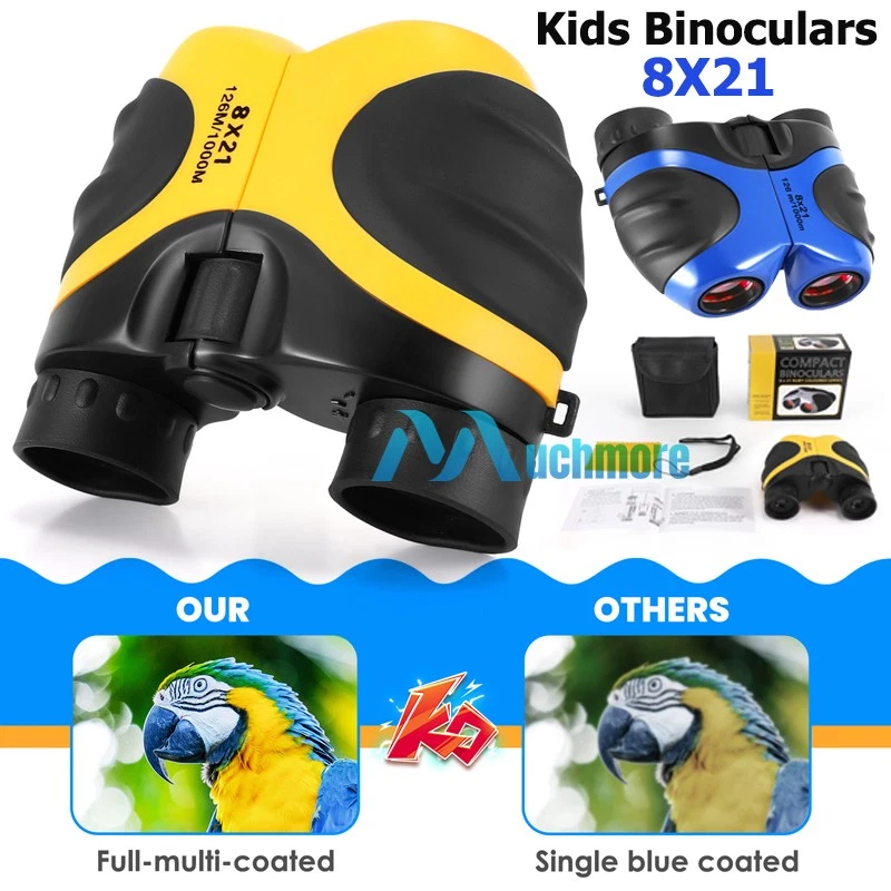 8x21 Compact Binoculars for Adults & Kids – High Power for Travel, Bird Watching - Image 1 of 4
