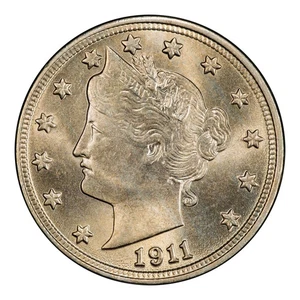 1911 Liberty Head Nickel PCGS MS-65+ - Picture 1 of 4