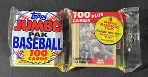 1987 Topps Baseball Jumbo Pack Jim Rice Top, Canseco Bonds McGwire Jackson - Picture 1 of 2