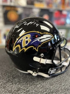 Ravens Kyle Hamilton authentisch signierter Full Size Speed Rep Helm BAS - Bild 1 von 7