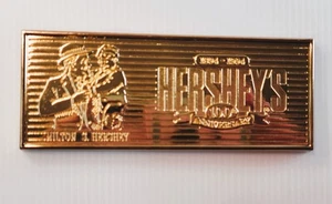 1994 Hershey's Chocolate Gold Colored Candy Bar Paperweight 100th Anniversary - Bild 1 von 6