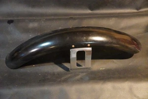Guardabarros delantero cromado negro para Harley 80-05 FXDWG Wide Glide - Imagen 1 de 7