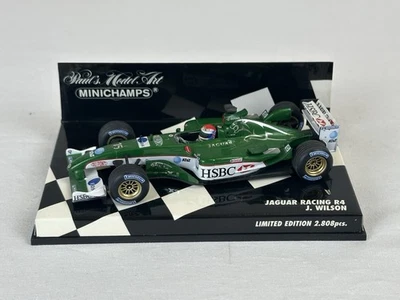 Rare Minichamps Jaguar R4 2003 Justin Wilson 1:43 Limited Edition 2808pc - Image 1 of 3