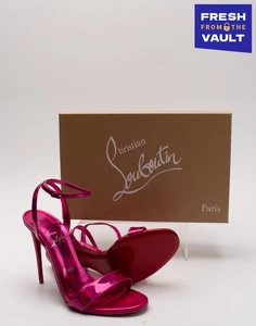 RRP €940 CHRISTIAN LOUBOUTIN Loubigirl Patent Leather Sandals US7 UK4 EU37 Spike - Picture 1 of 11