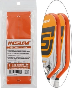 Cintas protectoras de borde de paleta Pickleball cintas protectoras, ancho 26 mm, naranja - Imagen 1 de 9