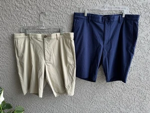 TOMMY BAHAMA Mens Performance Golf Shorts IslandZone Stretch Sz 38 Lot Of 2 - Picture 1 of 6