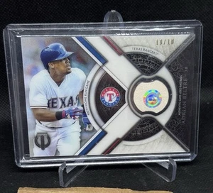 2017 Topps Tribute /10 Milestone Relics Game Used 400th Home Run Adrian Beltre - Picture 1 of 1