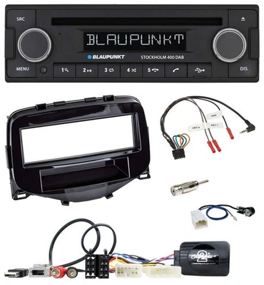 Blaupunkt Lenkrad Bluetooth DAB CD USB Autoradio für Toyota Aygo 2014-2021 - Bild 1 von 4