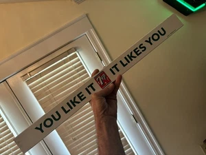 7/UP ADVERTISING 1950s SODA COLA ORIGINAL DOOR PUSH STRIP SIGN V.G.C. NICE GAS - Picture 1 of 4