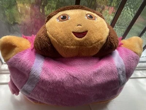 Dora Explorer Pillow Pet Plush Pee Wees Nickelodeon 11" Large stuffed (DR) - Picture 1 of 3