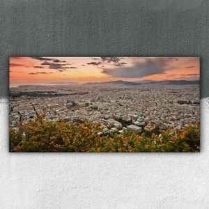 Ansicht von Athen Griechenland 100x50 Canvas XXL Leinwand Bilder Deko - Bild 1 von 11
