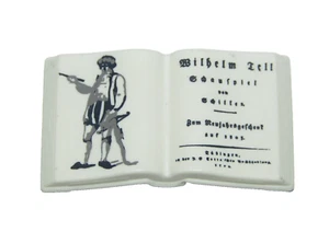 Playmobil Miniature Literature Wilhelm Tell white Book - C34 - Picture 1 of 3
