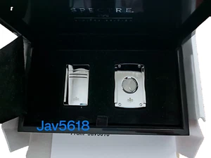 DUPONT SPECTRE SET LIGHTER CUTTER JAMES BOND 007 MAXI JET,LIMITED NEW PIPES *** - Picture 1 of 24