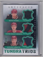 2013-14 Artifacts Tundra Trios Patches Emerald Yandle/Ekman-Larsson + /18 *S6180