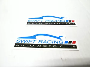 3-1/4" X 1" PR SWIFT RACING BOATS CARS MOTORCYCLE AUTO MOTO VINYL STICKER DECALS - Picture 1 of 3