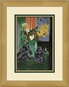 Henri Matisse Calla Lillies Irises Mimosas Custom Framed Print