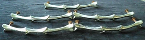 Menge 5 Antik Vintage Chrom Mid Century Modern Schubladengriffe - Bild 1 von 5