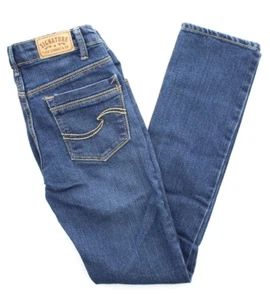 Levi's Skinny Fit Jeans, Girls Youth Signature Denim Jean, Adjustable Waistband - Picture 1 of 24