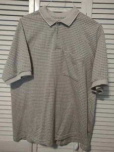 "ST JOHN'S BAY" MEN'S SHORT SLEEVED GOLF SHIRT TAN SIZE X L - Picture 1 of 4