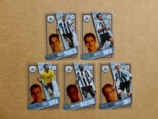 TOPPS Premier League i-Cards 2006/07 - NEWCASTLE UNITED - x5 Crystal Acetate