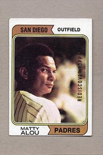 2017 topps rediscover buyback card 1974 430 matty alou padres gold