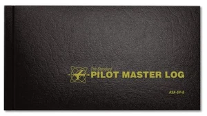 ASA Standard Master Pilot Log - Professional Pilot Logbook - ASA-SP-6 - Picture 1 of 1