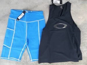 NWT OAKLEY WOMENS SHIRT AND SHORT LOT (2) ITEMS IN LOT.SMALL BRAND NEW FOR 2025 - Picture 1 of 7