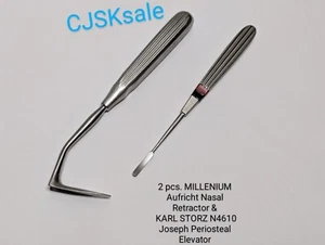 2 pcs. KARL STORZ N4610 Elevator & MILLENNIUM Retractor (USED). - Picture 1 of 18