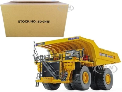 KOMATSU 980E-AT DUMP TRUCK YELLOW 1/50 DIECAST MODEL BY FIRST GEAR 50-3415 - Image 1 of 4