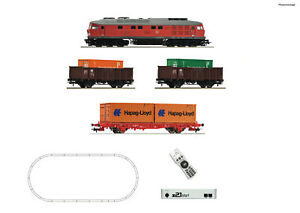 Roco H0 5110003 - z21 start Digitalset: Diesellokomotive BR 232 mit Güterzug, DB