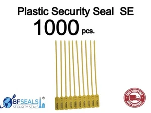 Sellos de seguridad de plástico con inserto de metal - 500 piezas amarillo-16 pulgadas/40 cm - Imagen 1 de 11