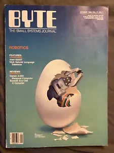 BYTE - January 1986 - Robotics - FREE SHIPPING - Picture 1 of 1