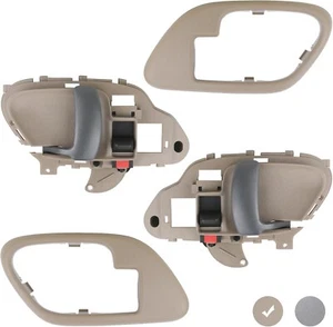 Interior Door Handle & Bezel Kit (Tan) for 1995-2002 Chevy GMC Trucks - Picture 1 of 5