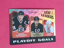 2007-08 O-PEE-CHEE Stat Leaders Rainbow Foil #SL13 Pavel Datsyuk Alfredsson 