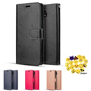 For LG Escape Plus/ Journey/ Arena 2/ K30 2019 Leather Credit Card Slot Case - Picture 1 of 21