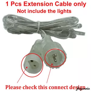 Extension Cable Waterproof For Outdoor Meteor Shower Falling String Light Garden - Picture 1 of 4