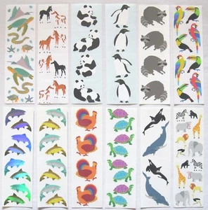 Hojas completas de rollos Mrs Grossman de 2 x 6 pulgadas. Tema para animales (#2) *Tu elección* - Imagen 1 de 23