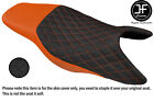 Dsg2 Black & Orange Vinyl Custom Fits Honda Cb 900 F Hornet 02-09 Seat Cover
