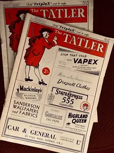 The Tatler & Bystander Nov 9, 1949 & Jan 18, 1950 - Imagen 1 de 22