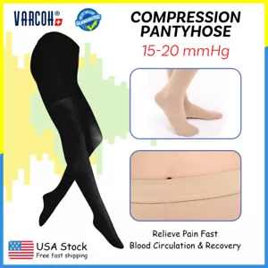 15-20 mmHg Medical Compression Pantyhose Surgical Tights Edema Varicose Support - Picture 1 of 14