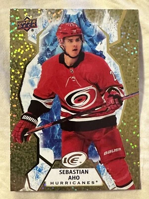 2021-22 Upper Deck Ice Gold Sebastian Aho #71 - Image 1 of 2