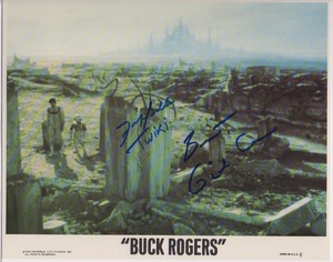 GIL GERARD SILLA signed BUCK ROGERS 8x10 LOBBY CARD photo AUTOGRAPH EXACT PROOF