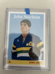 2008-09 Topps 1958-59 Variations #166 - Jersey John Stockton - Utah Jazz - Picture 1 of 2