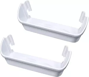 2er-Pack 240323001 Kühlschrank Tür Mülleimer Regal weiß - Bild 1 von 11