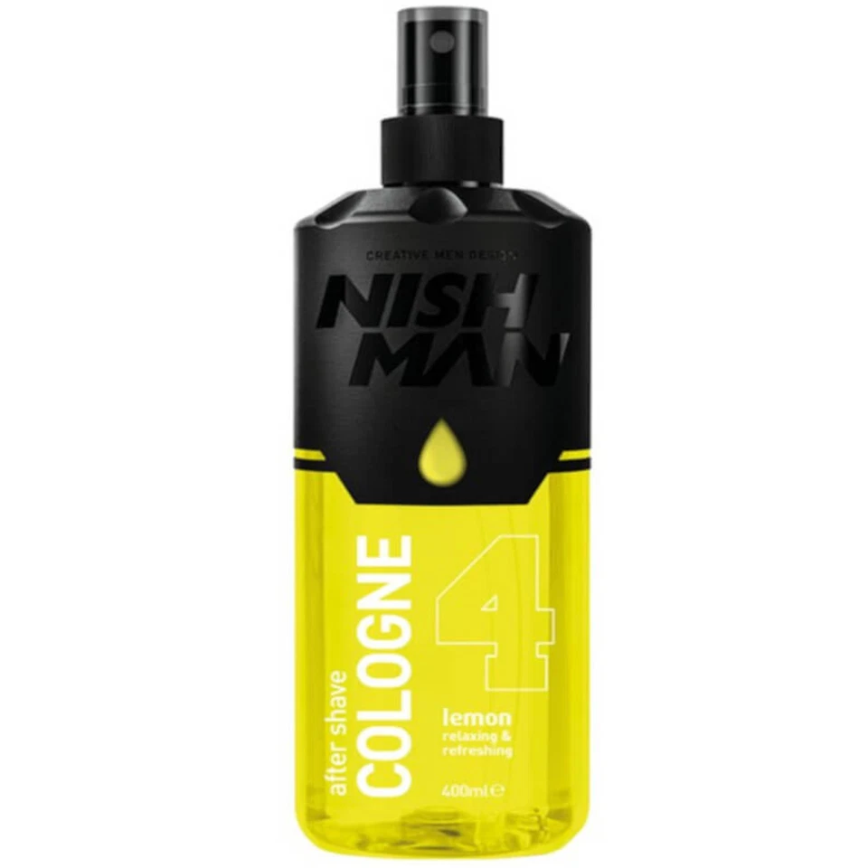 Nishman After Shave Cologne Lemon 400ml Frische nach der Rasur, alle Hauttypen