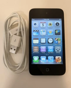 Apple iPod touch 4. Generation Schwarz (8GB) - Guter Zustand - Bild 1 von 11