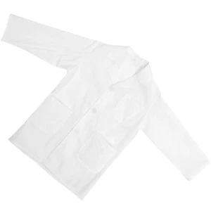 White Lab Coat Kids Children's Toddler Doctors Scientist Costume Science - Picture 1 of 12
