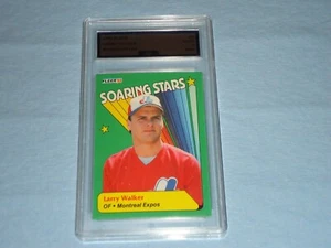 1990 Fleer Baseball Karte Larry Walker Soaring Stars # 3 Klasse bewertet 9 neuwertig 4088 - Bild 1 von 3