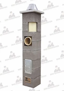 Keramik Schornstein massiv Bausatz NIKO Kamin ZULASSUNG  - Bild 1 von 11